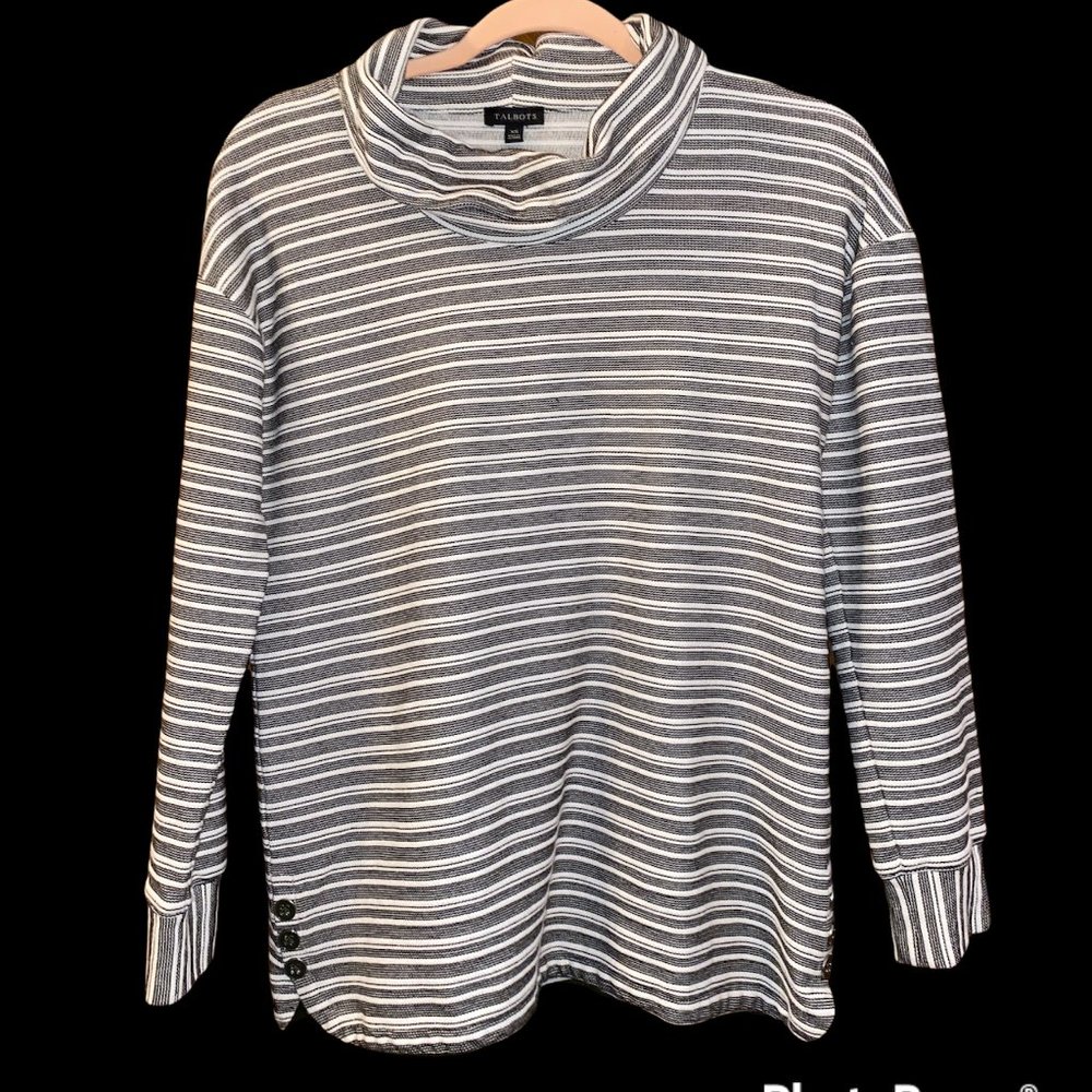 Talbots Pullover Top with Cowl Neck - size xs
